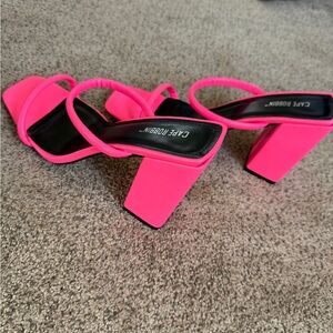 Brand New in Box Neon Pink Heels